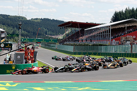 Belgium Formula One Grand Prix Auto Racing